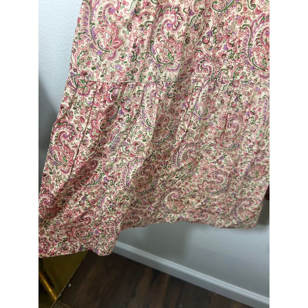 April Cornell x Modern Prairie Tiered Midi Dress XXS Prairie Peasant Cottagecore - Picture 4 of 9